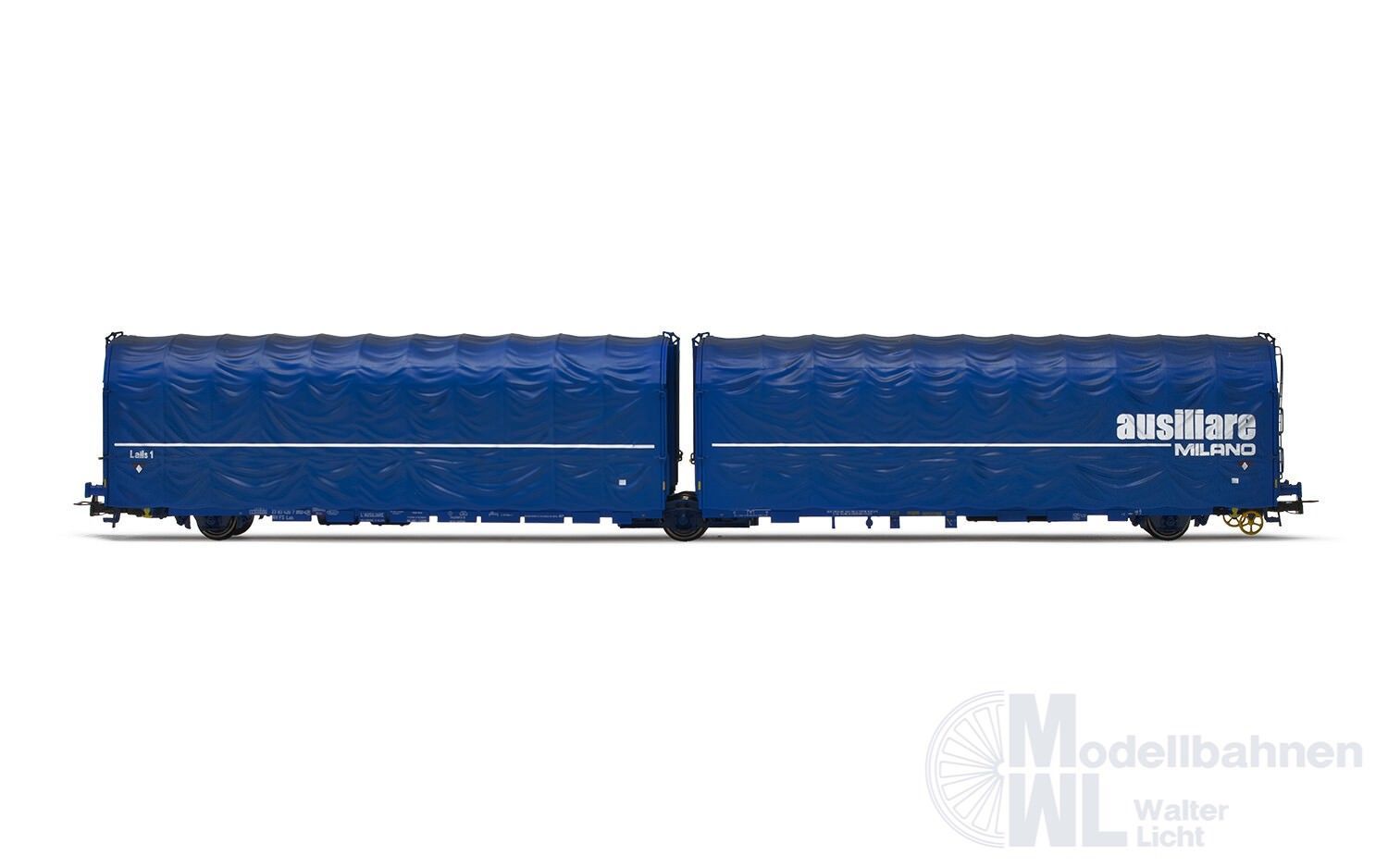 Rivarossi 6600 - Schiebeplanenwagen FS Ep.IV/V AUSILIARE MILANO H0/GL