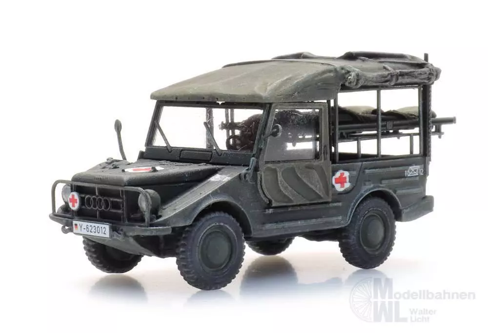 ARTITEC b.v. 6870452 - BRD DKW Munga 91/8 Sanitätsausführung H0 1:87
