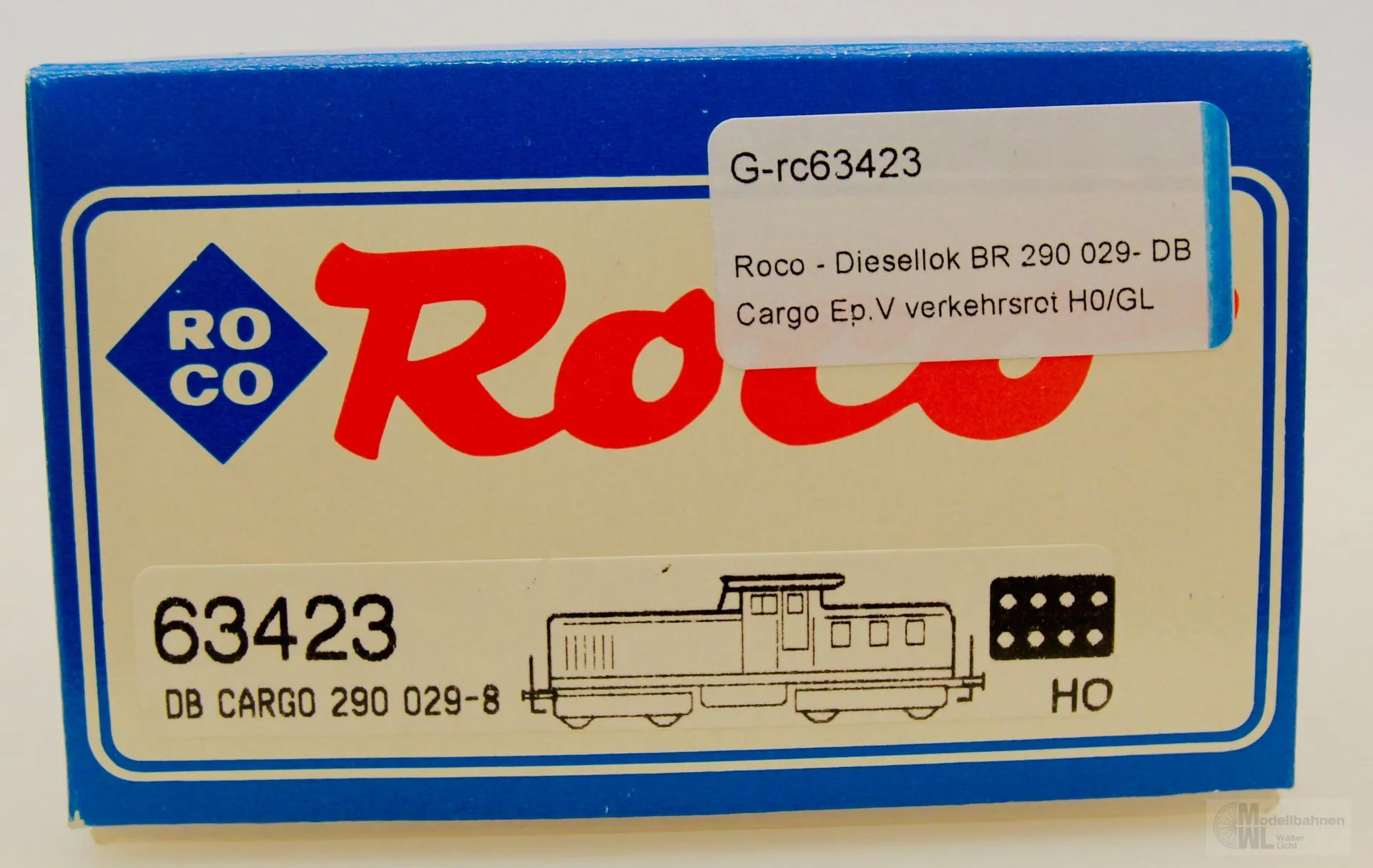 Roco 63423 - Roco - Diesellok BR 290 029-8 DB Cargo Ep.V verkehrsrot H0/GL