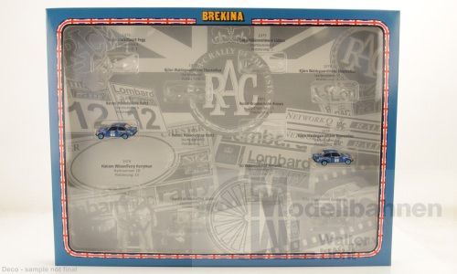 Brekina 19580 - SetFord RS 1800 beiRAC-Rallye mit 2 Modellen H0 1:87