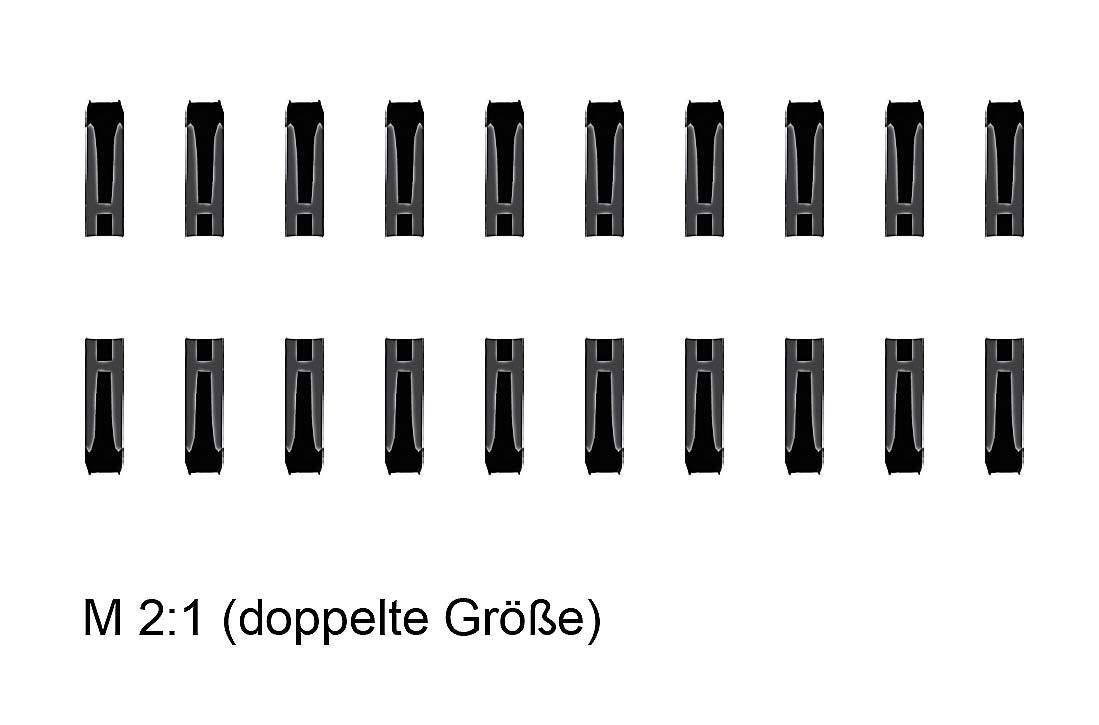Busch 12369 - Isolierschienenverbinder H0 1:87