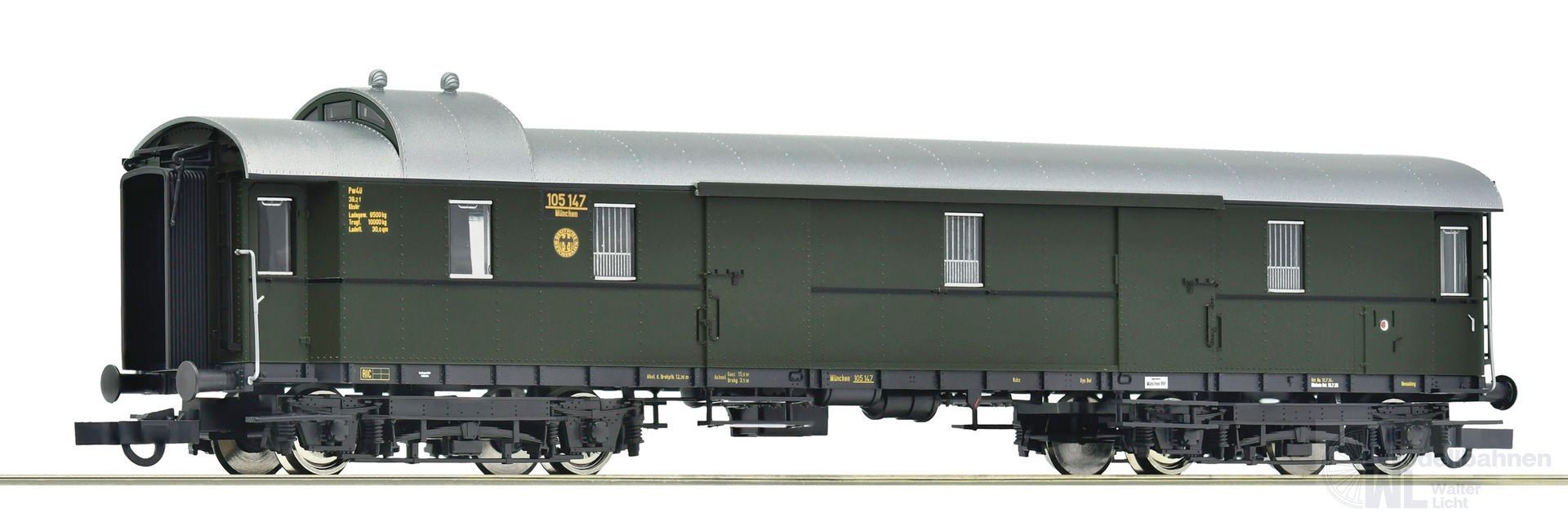 Roco 6200140 - Gepäckwagen DRG Ep.II Pw4ü-28 H0/GL