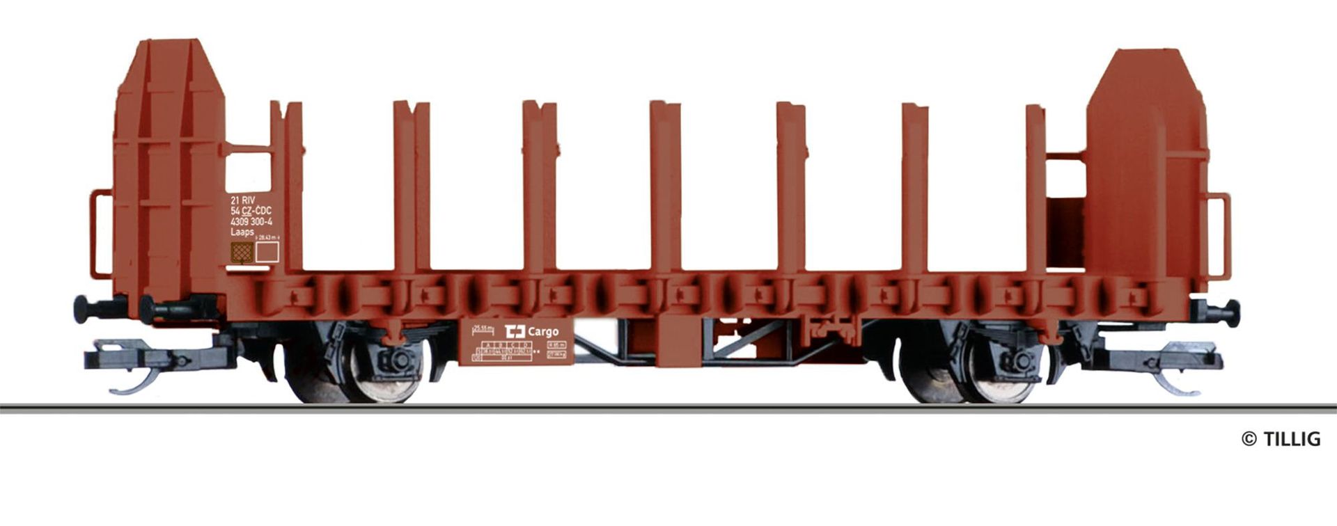 Tillig 14603 - Rungenwagen CD Ep.VI Laaps TT 1:120 START Tillig 14603 - Rungenwagen CD Ep.VI Laaps TT 1:120 START