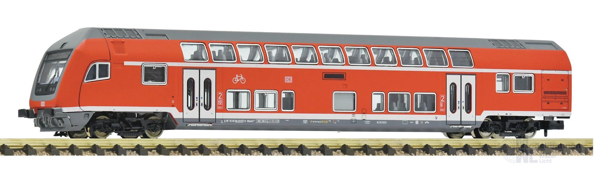 Fleischmann 6270082 - Doppelstock Steuerwagen DB Ap.VI 2.KL. N 1:160