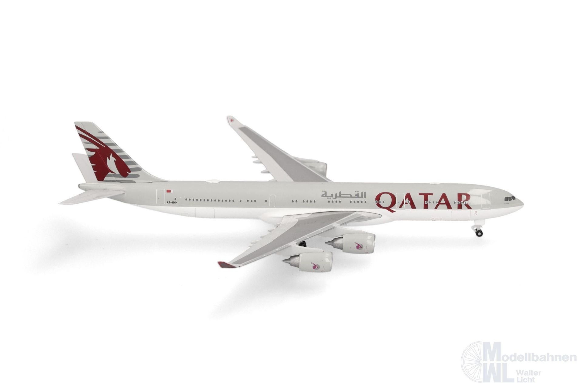 Herpa 538923 - Airbus A340-500 Qatar Amiri Flight 1:500