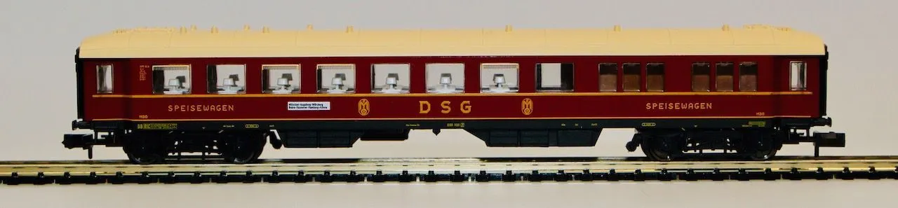 Fleischmann 8633 - FLEISCHMANN - Speisewagen DB Ep.III WR4ü-35 N 1:160