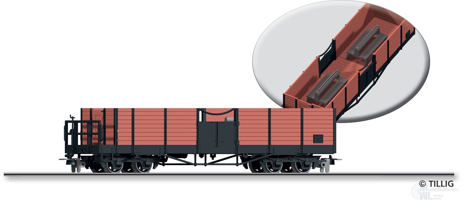 Tillig 05959 - Cabriowagen 506 HSB Ep.V H0e