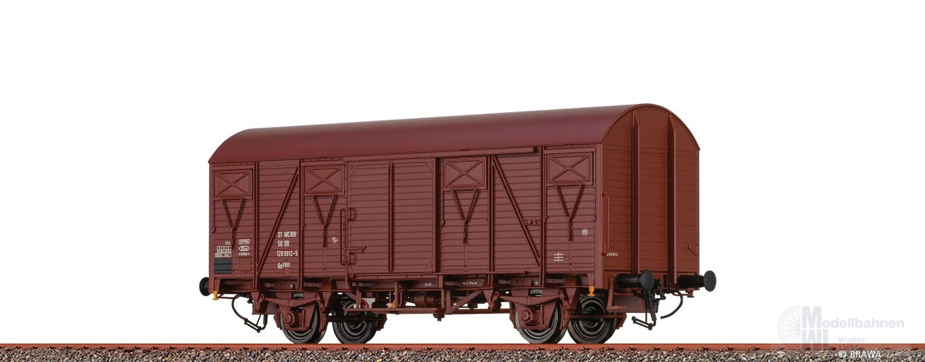 Brawa 50146 - Güterwagen ged. DR Ep.IV Gs1200 H0/GL Brawa 50146 - Güterwagen ged. DR Ep.IV Gs1200 H0/GL