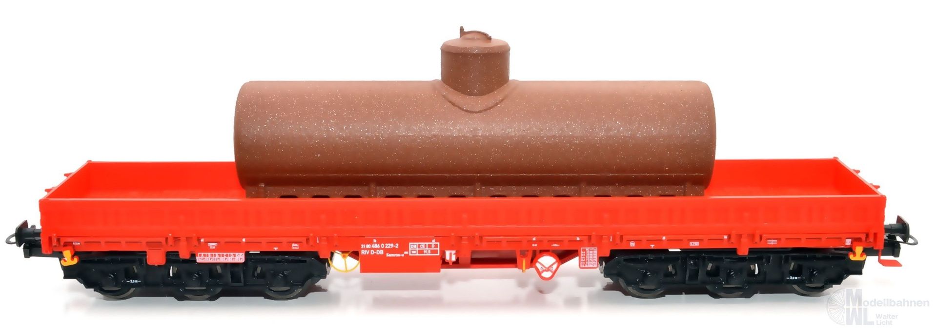 NPE NW22226 - Schwerlastwagen DB Ep.V Samms-u 454 roter Kessel H0/GL NPE NW22226 - Schwerlastwagen DB Ep.V Samms-u 454 roter Kessel H0/GL