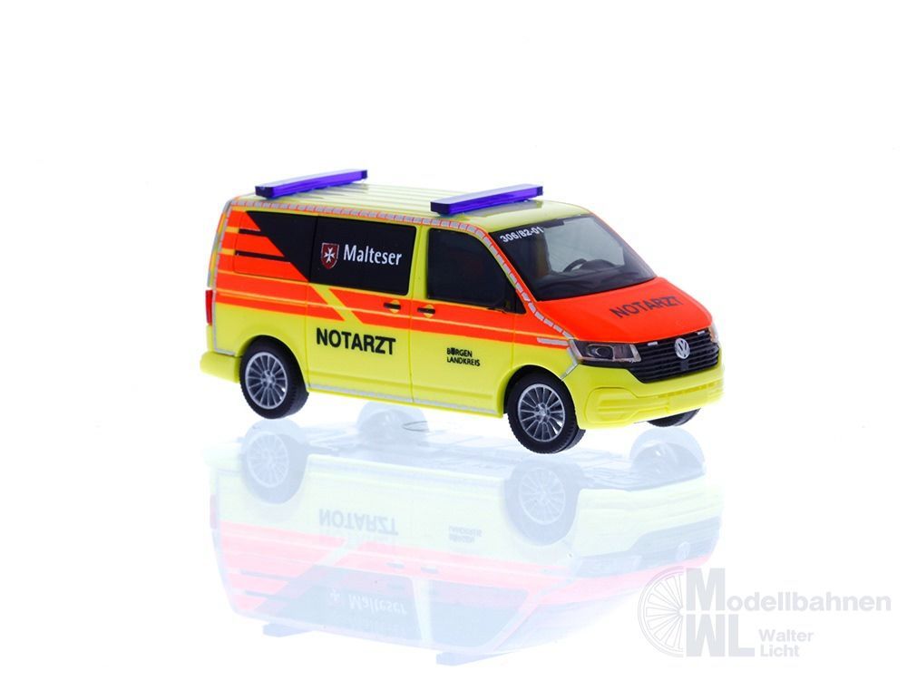 Rietze 53973 - Volkswagen T6.1 Notarzt Malteser Burgen Landkreis H0 1:87