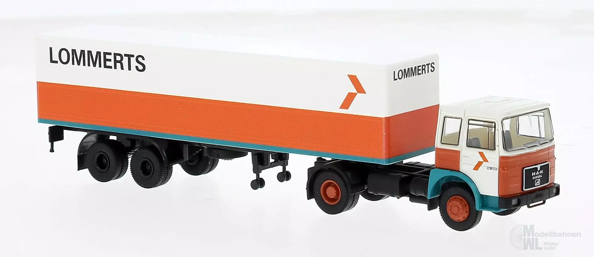 Brekina 78163 - MAN F7 Koffer-SZ Lommerts H0 1:87