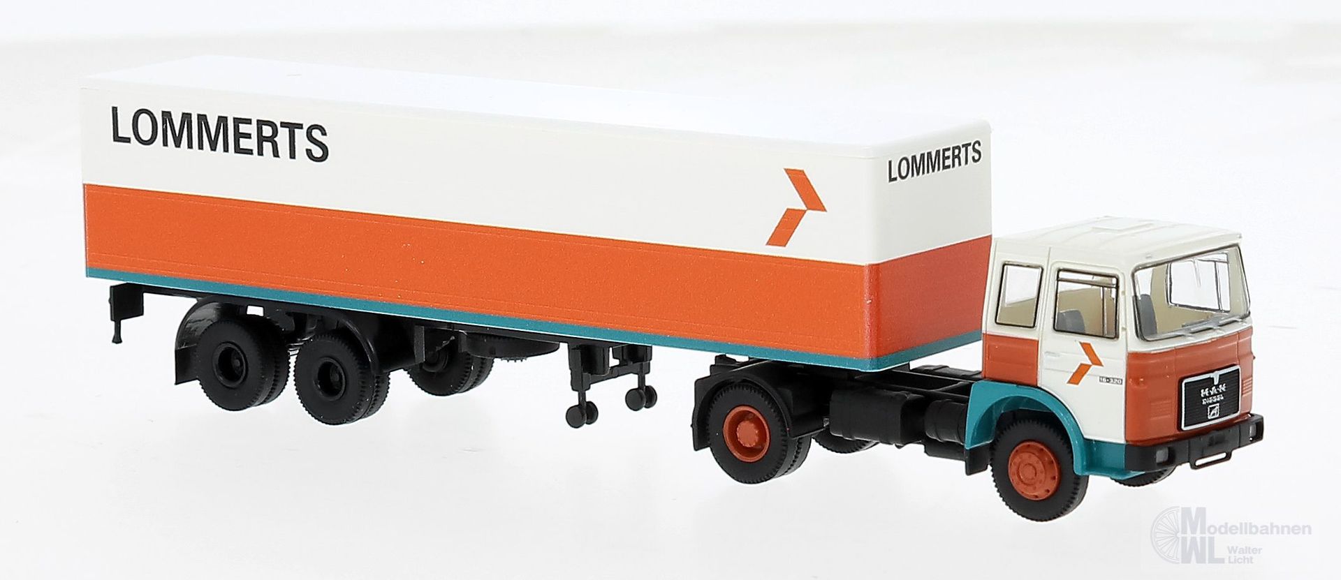 Brekina 78163 - MAN F7 Koffer-SZ Lommerts H0 1:87