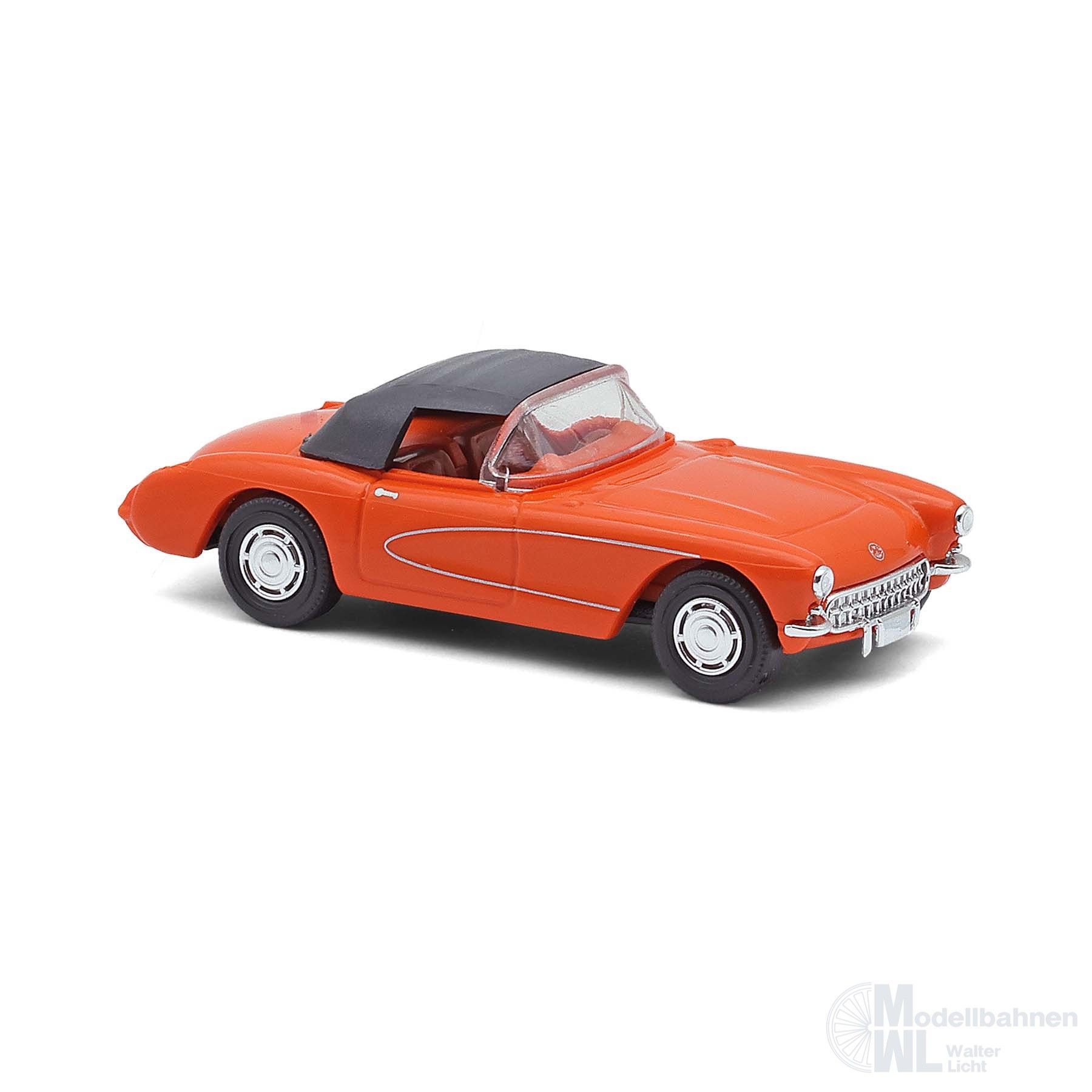 Busch 45426 - Chevrolet Corvette orange H0 1:87