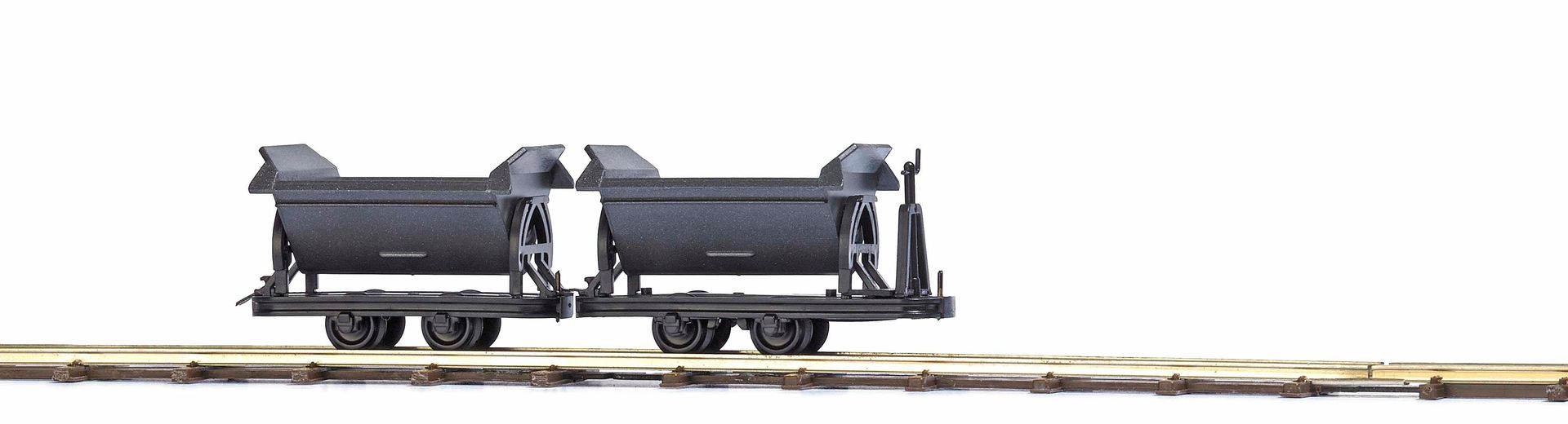 Busch 12216 - 2 Kipploren (Bremserbühne) H0 1:87