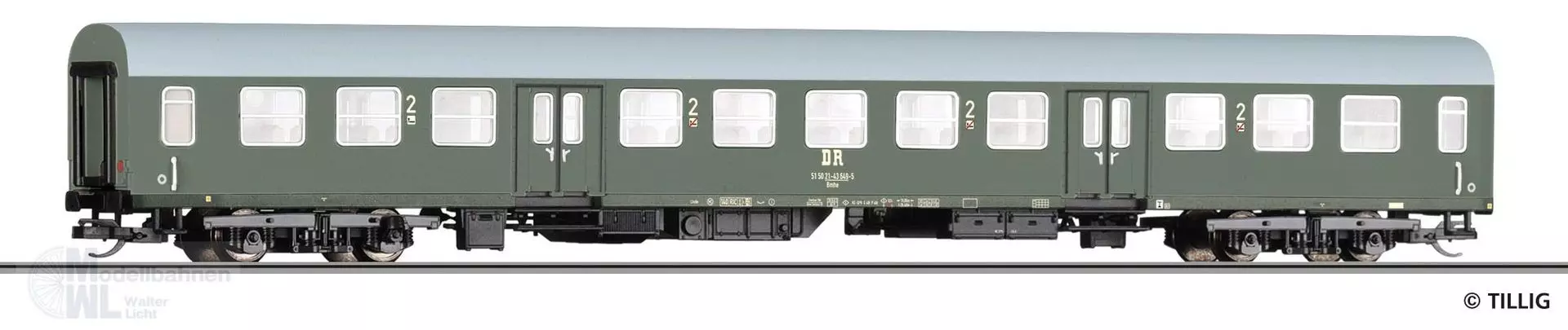 Tillig 12609 - Reisezugwagen DR Ep.IV TT 1:120