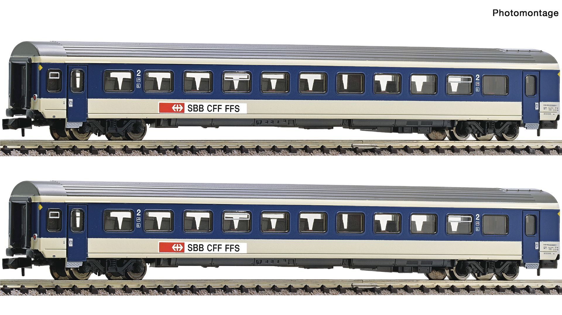 Fleischmann 6260135 - Personenwagen Set SBB Ep.IV/V 2.tlg. EW IV N 1:160