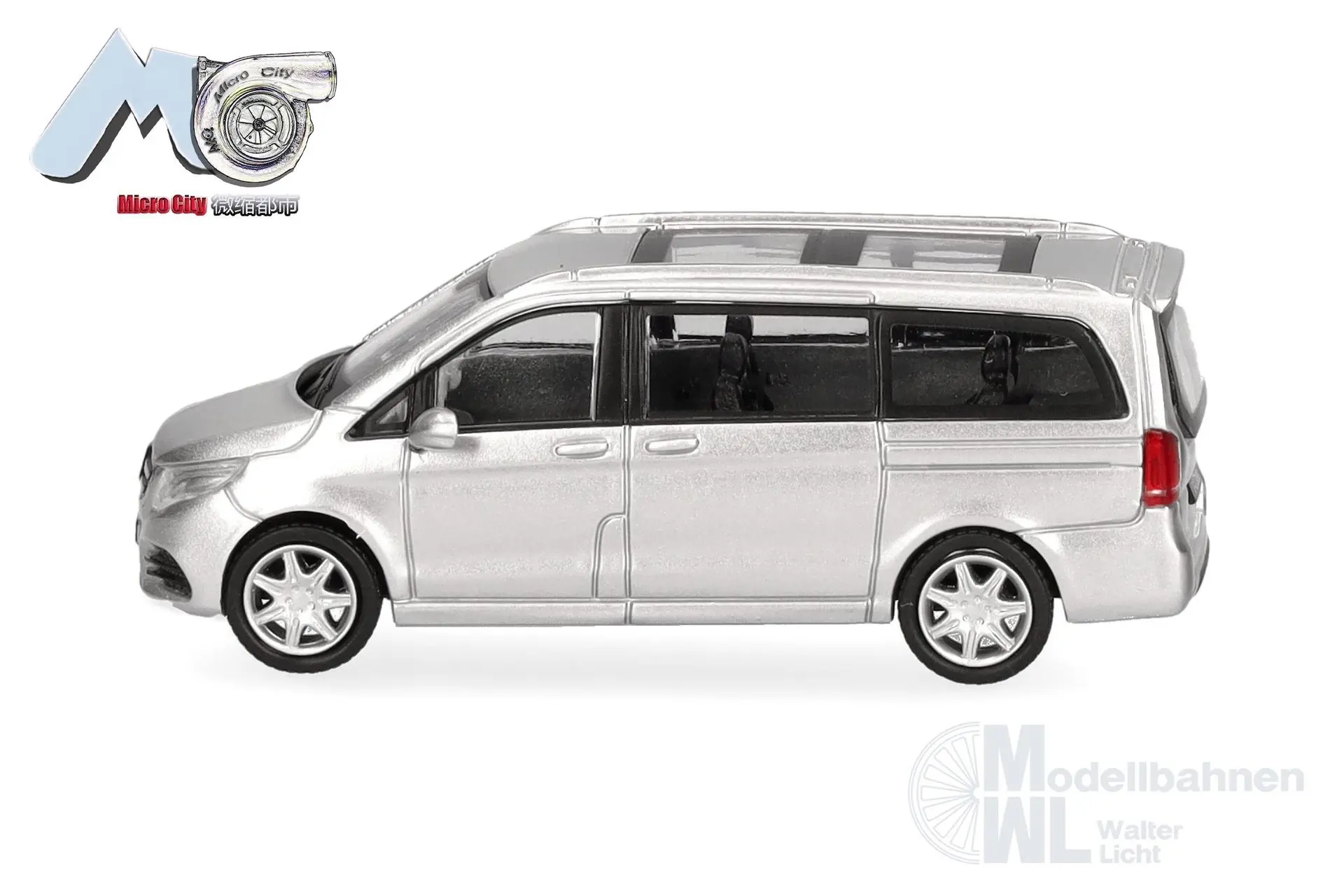 Herpa 87MC000076 - Mercedes-Benz V-Klasse silber H0 1:87