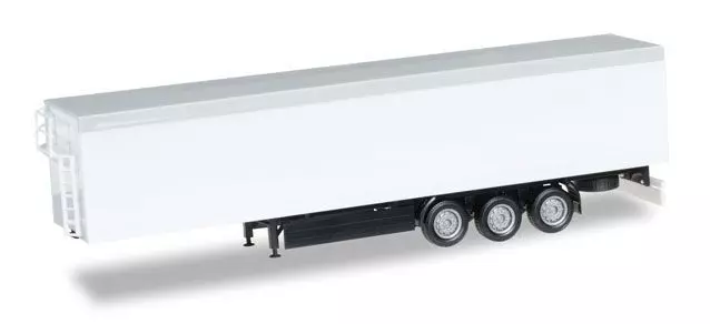 Herpa 076111-002 - Schubbodenauflieger 3 achs Chassis schwarz 1:87