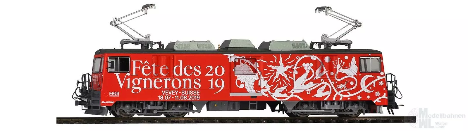 Bemo 1280335 - E-Lok GDe 4/4 6005 MOB Ep.VI Fete des Vignerons H0m