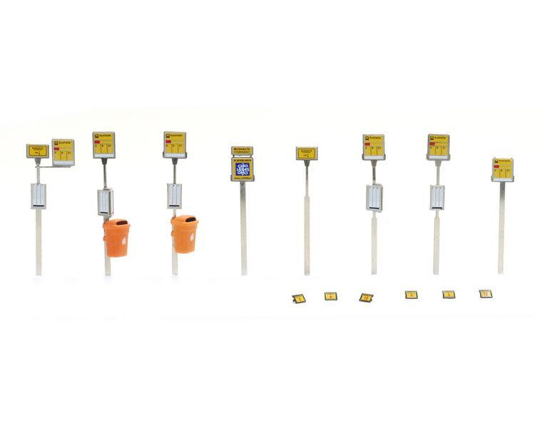 ARTITEC b.v. 10389 - Haltestellenschilder Satz BAUSATZ H0 1:87 ARTITEC b.v. 10389 - Haltestellenschilder Satz BAUSATZ H0 1:87