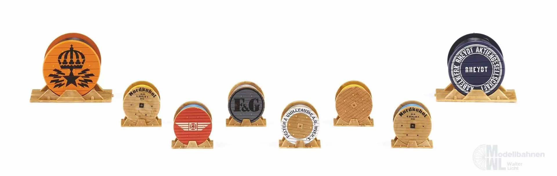 Wiking 001831 - Zubehörpackung - Kabeltrommeln H0 1:87