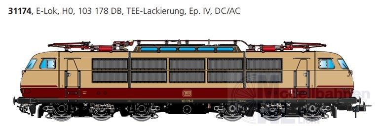 ESU 31174 - E-Lok BR 103 178 DB Ep.IV H0/GL/WS