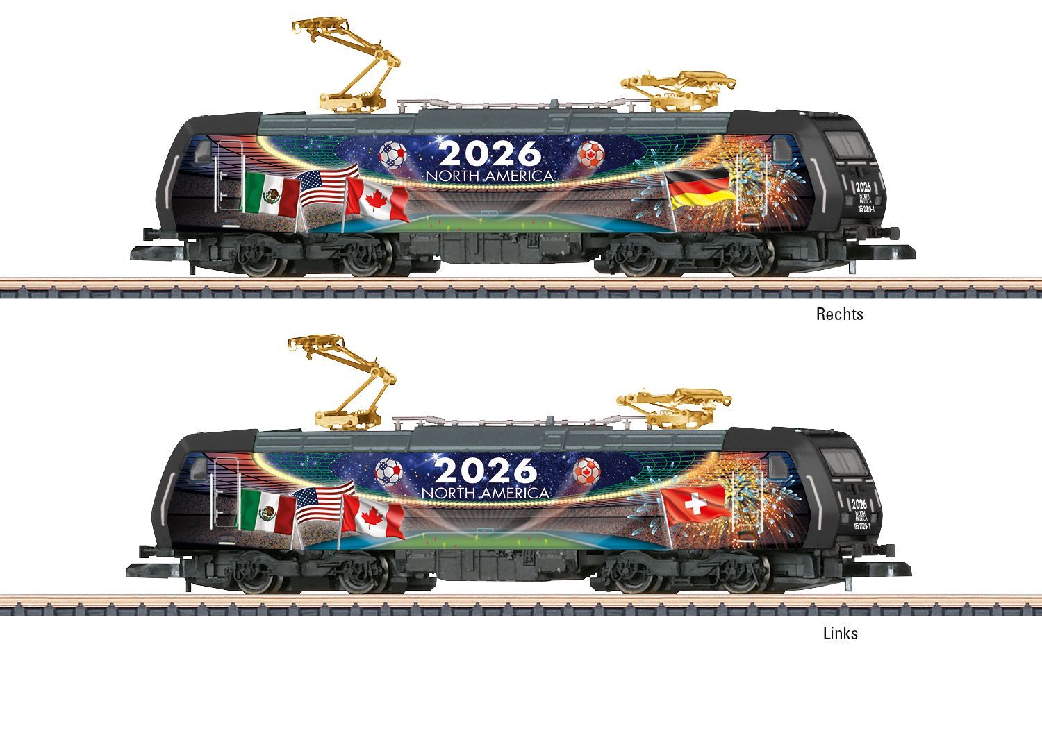 Märklin 88489 - E-Lok BR 185.2 North America Z 1:220
