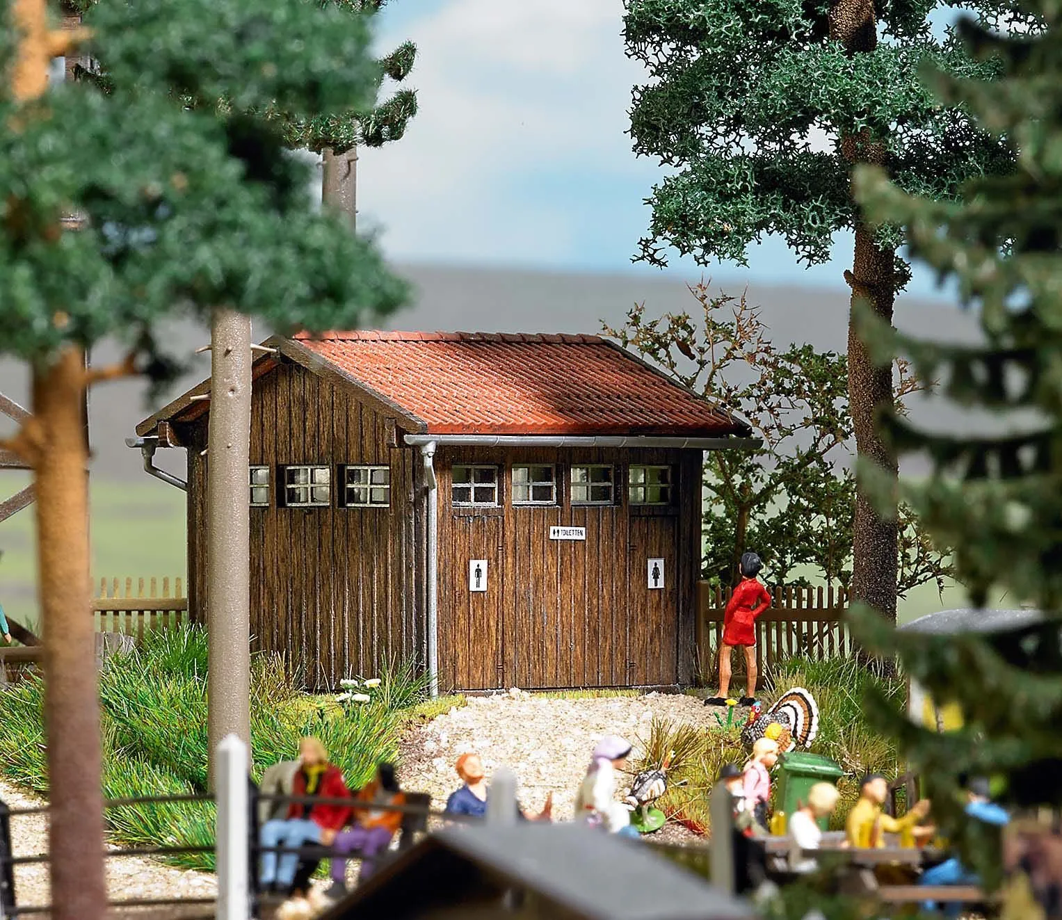 Busch 1586 - Toilettenhaus H0 1:87