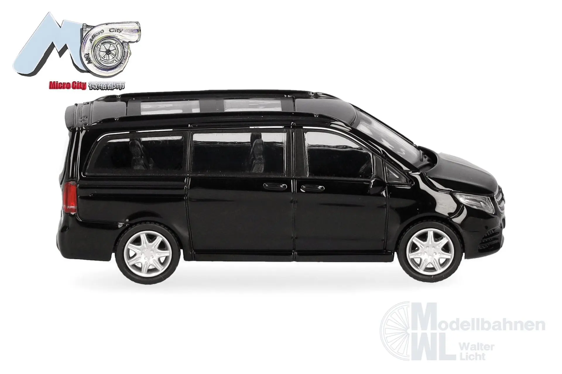 Herpa 87MC000075 - Mercedes-Benz V-Klasse schwarz H0 1:87