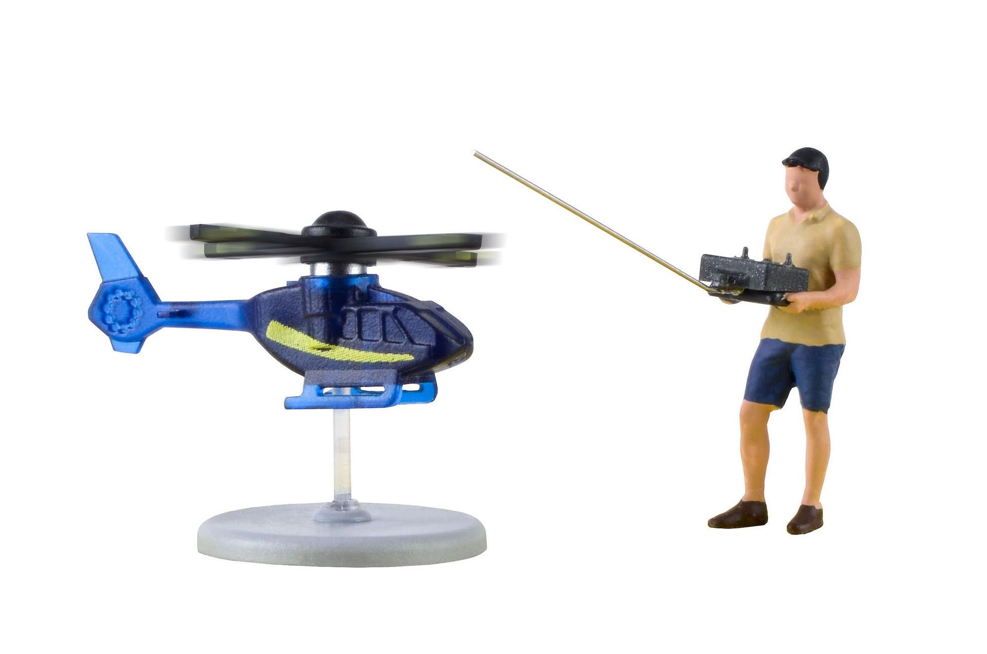 Viessmann 1563 - Hobbypilot mit ferngesteuertem Hubschrauber H0 1:87 Viessmann 1563 - Hobbypilot mit ferngesteuertem Hubschrauber H0 1:87