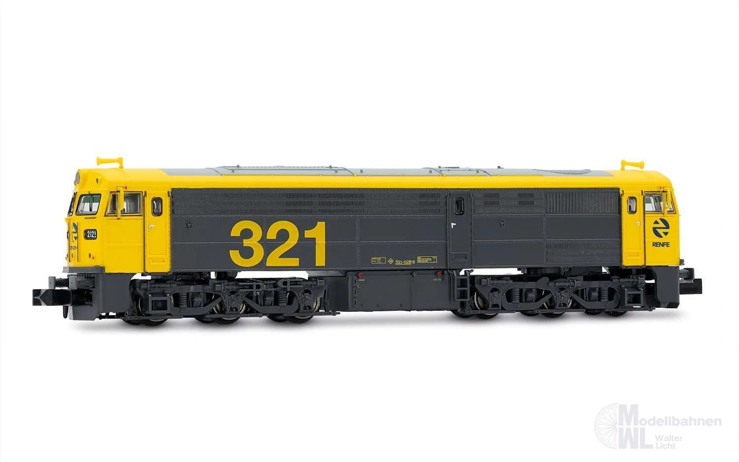 Arnold 2632 - Diesellok Reihe 321-025 RENFE Ep.V mit Schneepflug N 1:160