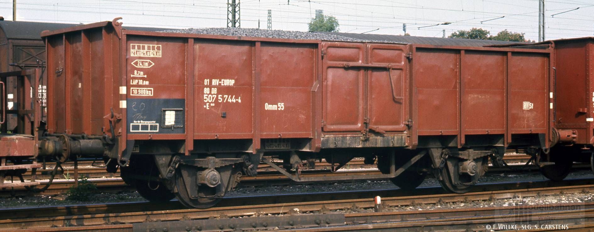 Brawa 50061 - Güterwagen offen DB Ep.IV 01 80 507 5 744-4 H0/GL Brawa 50061 - Güterwagen offen DB Ep.IV 01 80 507 5 744-4 H0/GL