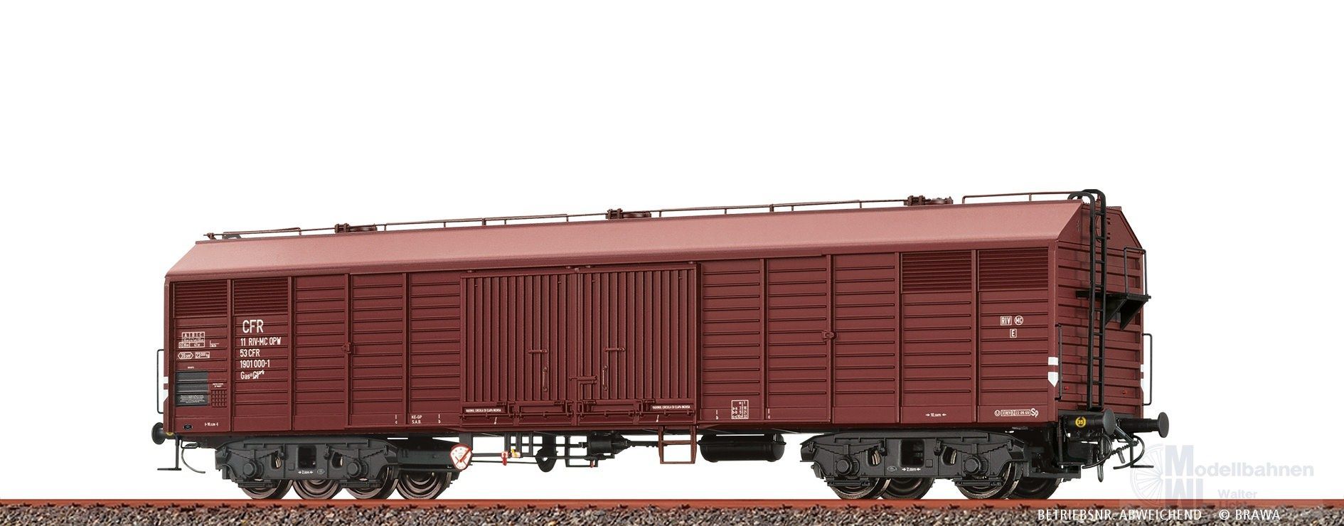 Brawa 50409 - Güterwagen ged. CFR Ep.IV Gas H0/GL
