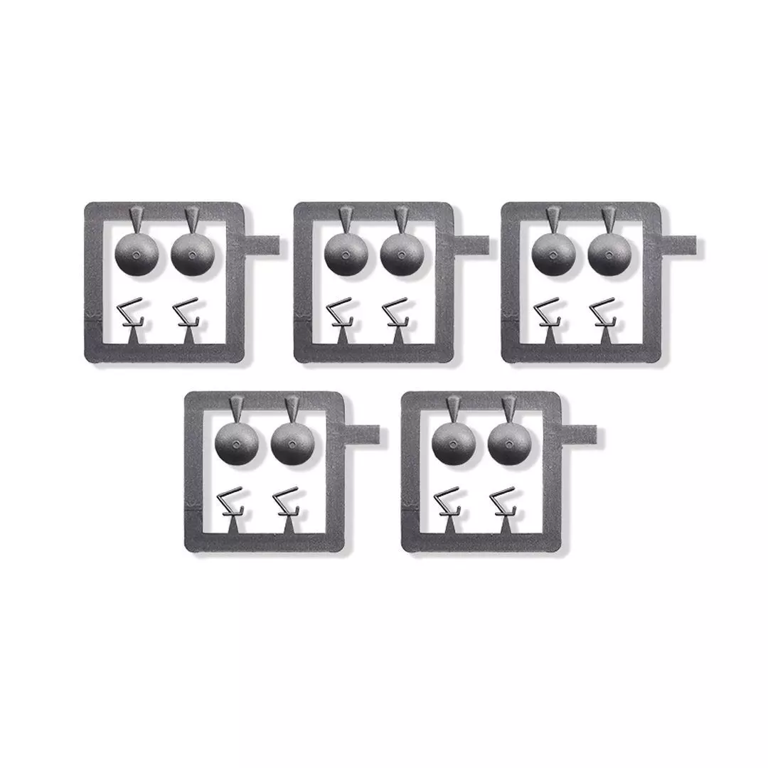 Busch 7749 - M-Set: Sat.schüsseln H0 1:87