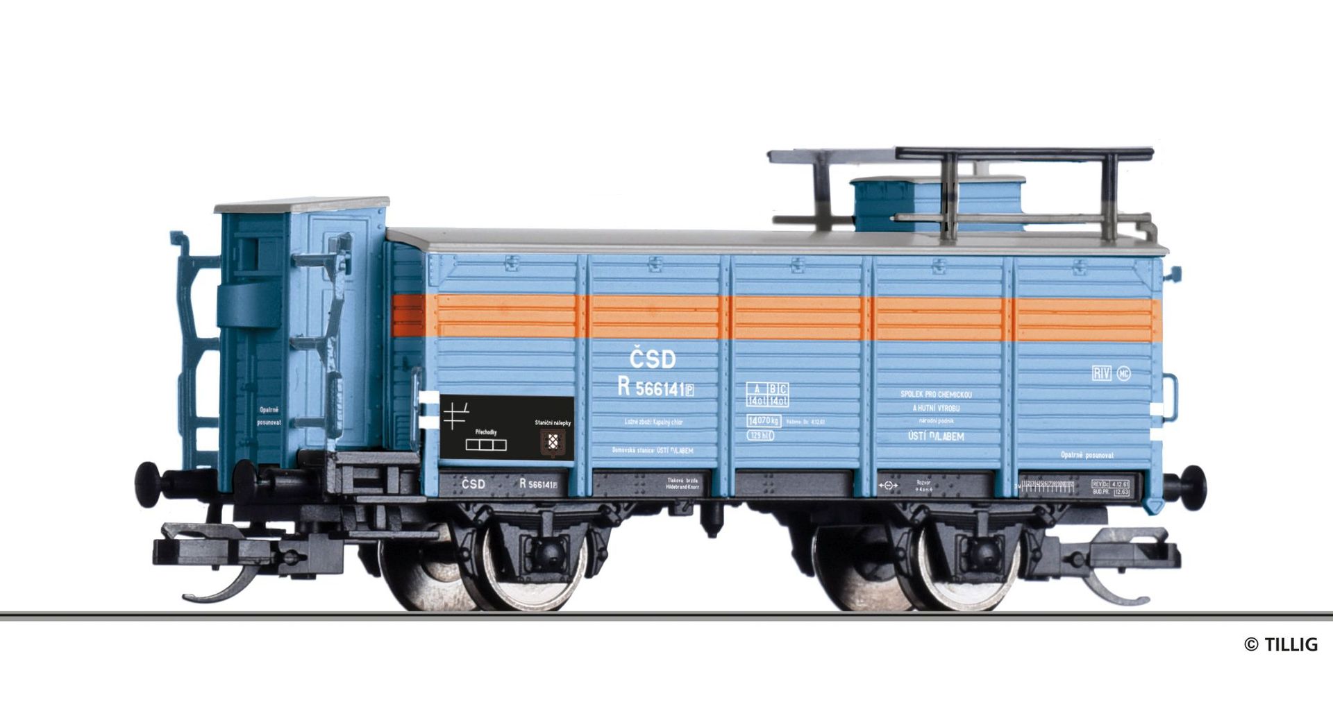 Tillig 95895 - Güterwagen ged. CSD Ep.III Typ R TT 1:120 Tillig 95895 - Güterwagen ged. CSD Ep.III Typ R TT 1:120