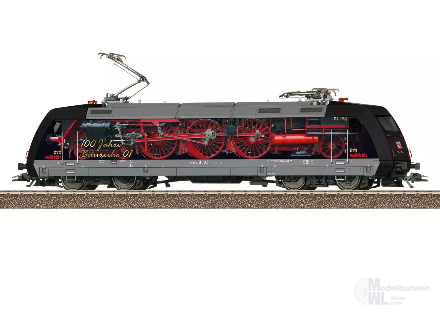 Trix 25479 - E-Lok BR 101 DB AG Werbelok H0/GL