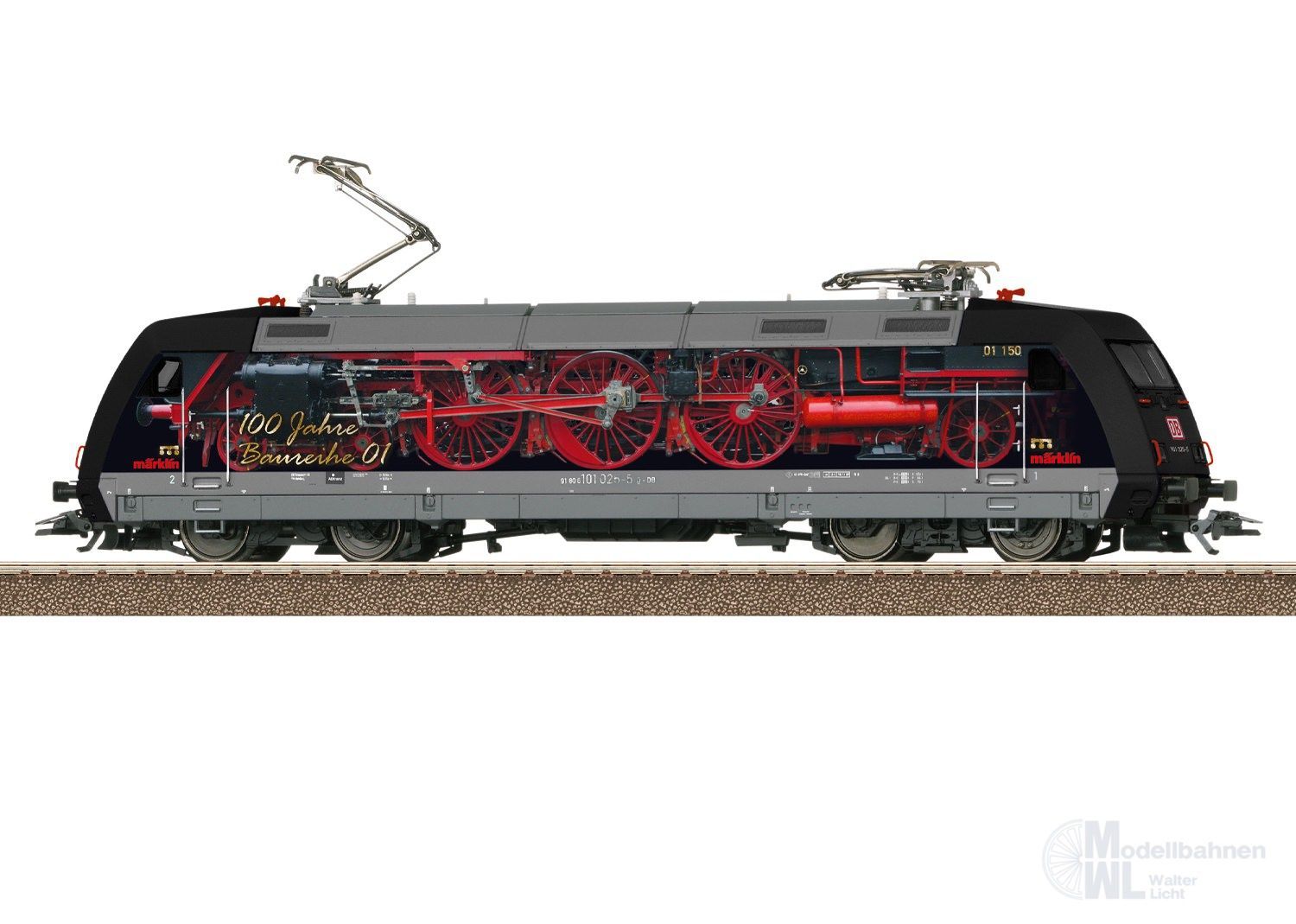 Trix 25479 - E-Lok BR 101 DB AG Werbelok H0/GL