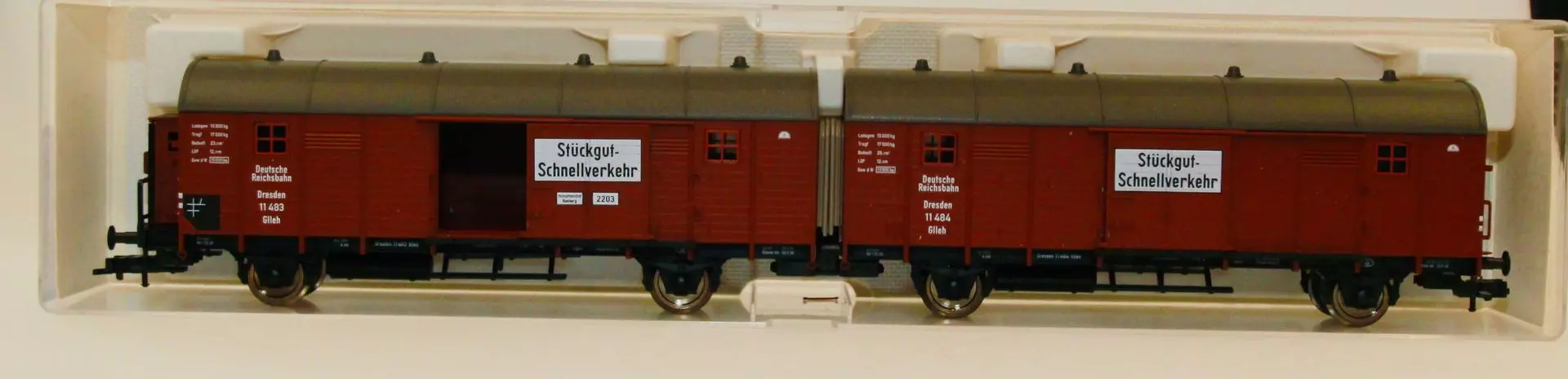 Fleischmann 5306 - Fleischmann - Güterwagen Leig-Einheit DRG Ep.II Glleh H0/GL 