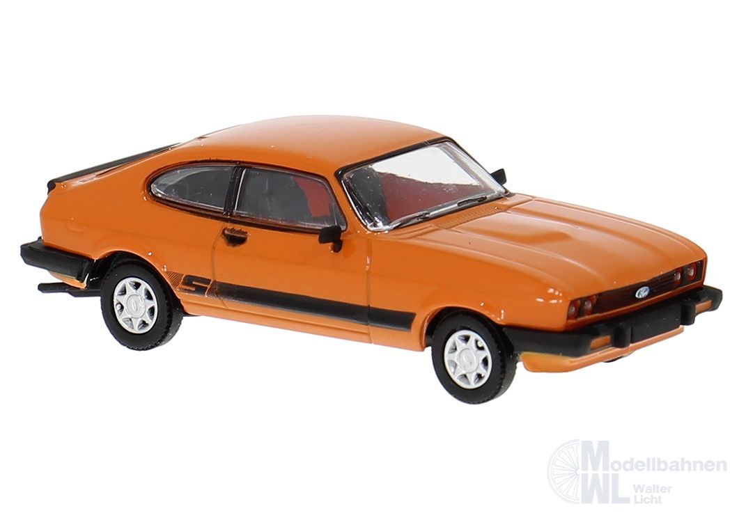 Brekina 19556 - Ford Capri S in orange H0 1:87