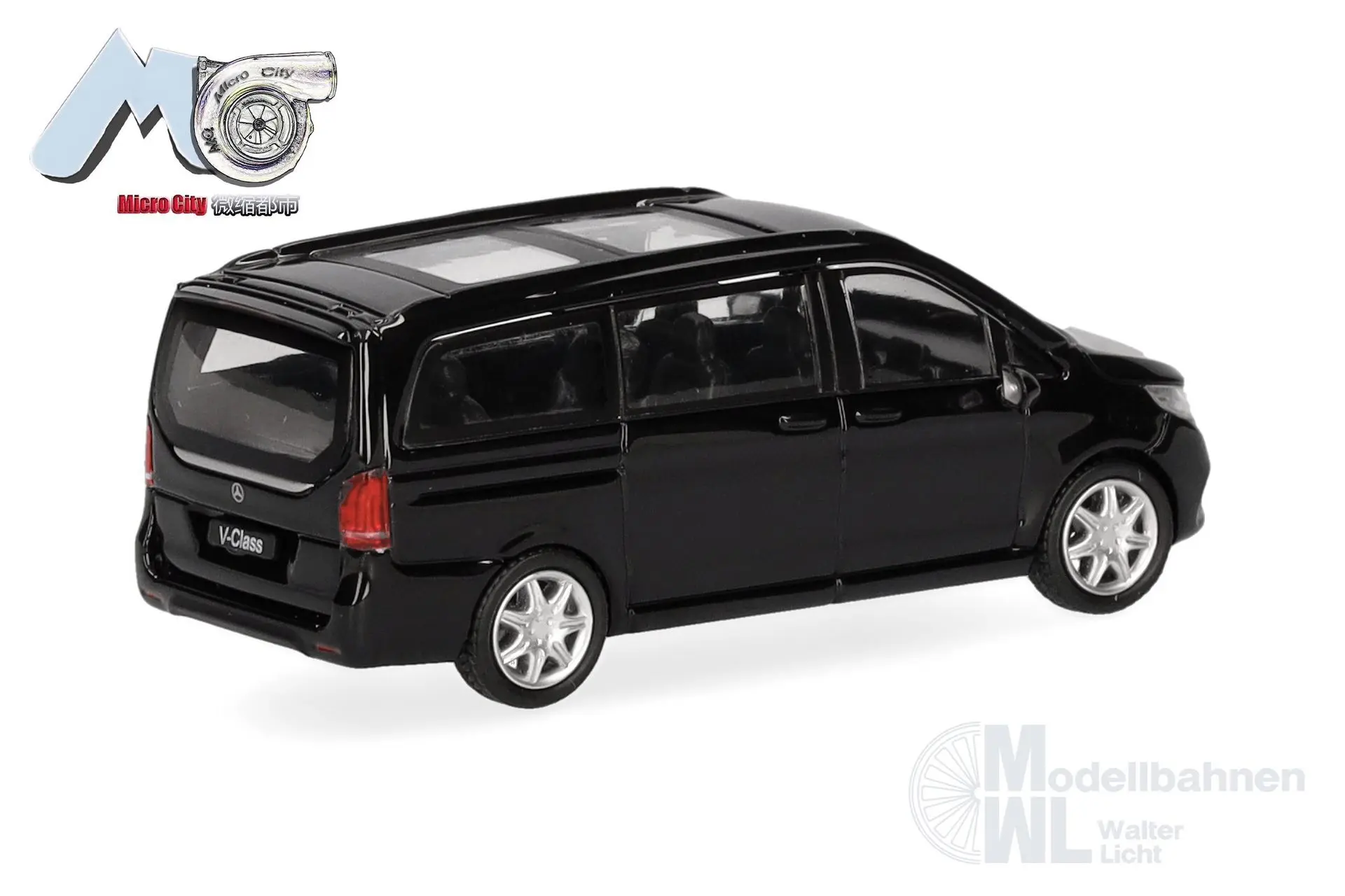 Herpa 87MC000075 - Mercedes-Benz V-Klasse schwarz H0 1:87
