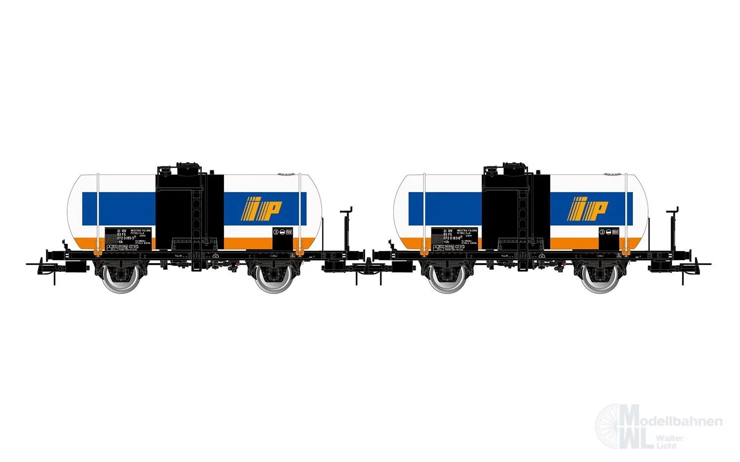 Rivarossi 6709 - Kesselwagen Set FS Ep.IV 2.tlg. IP H0/GL
