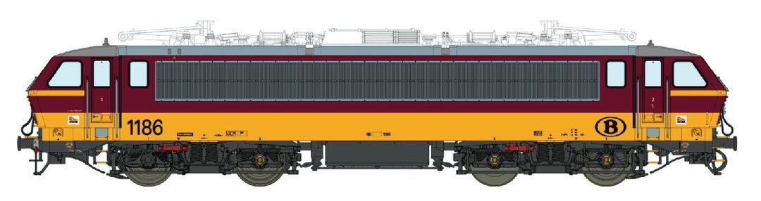12098 LS Models 12098DC - E-Lok HLE 11 SNCB Ep.VI Benelux H0/GL