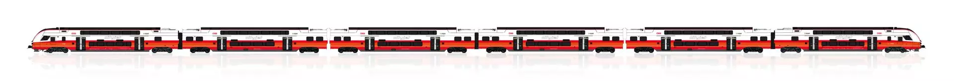 Jägerndorfer Modellbahn 46000 - Triebzug ÖBB City Jet Ep.IV 4736 6-tlg. H0/GL