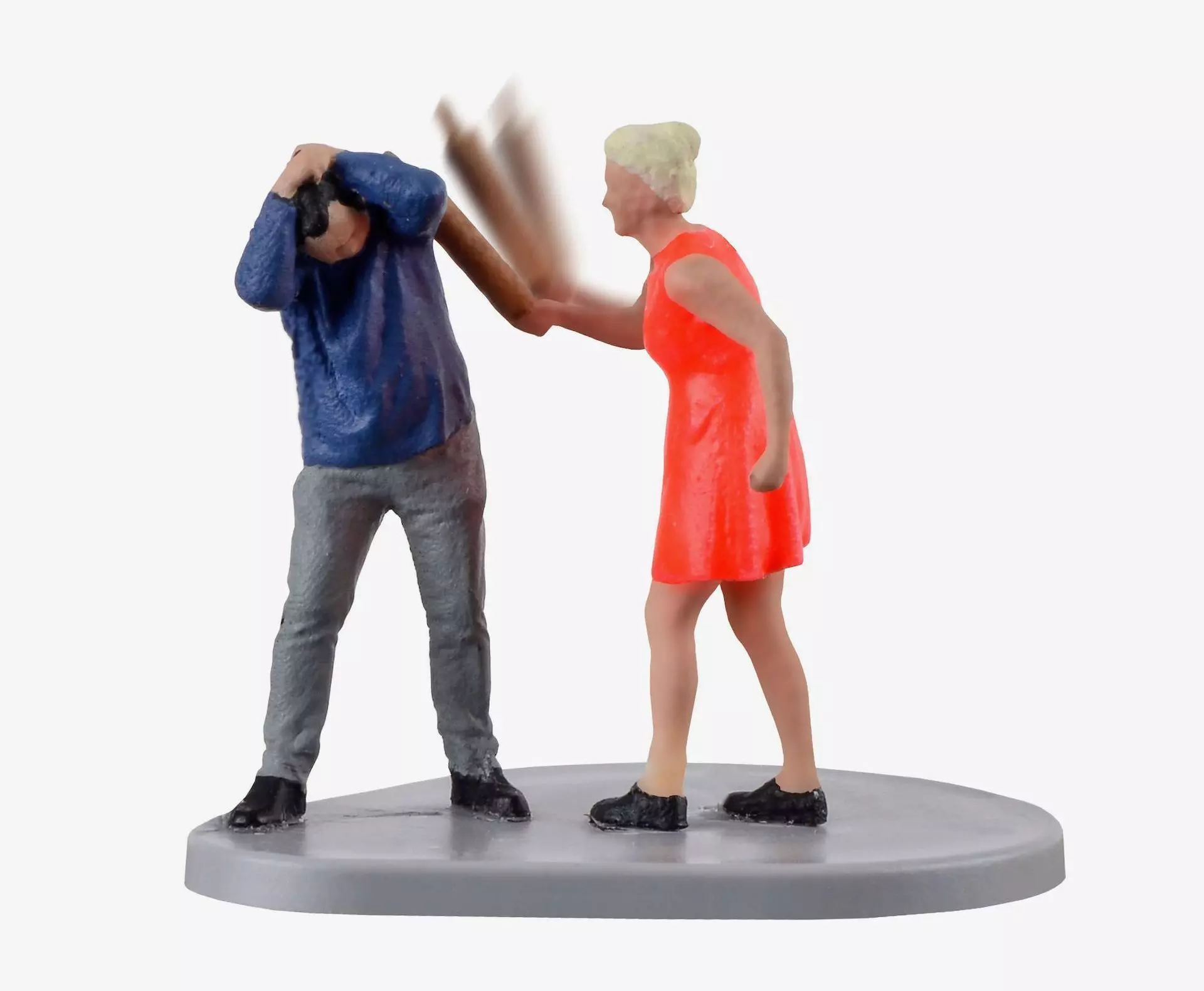 Viessmann 1512 - Frau mit Nudelholz bewegt H0 1:87