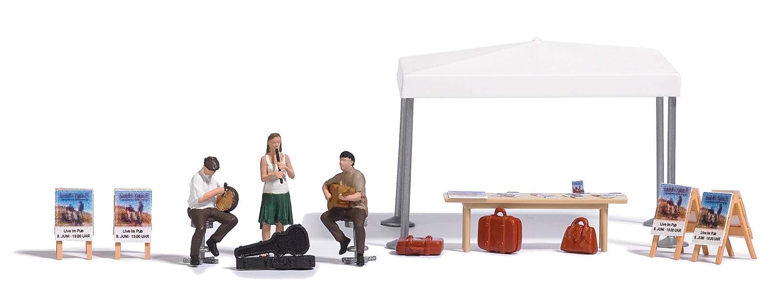 Busch 7846 - Straßenmusikanten H0 1:87