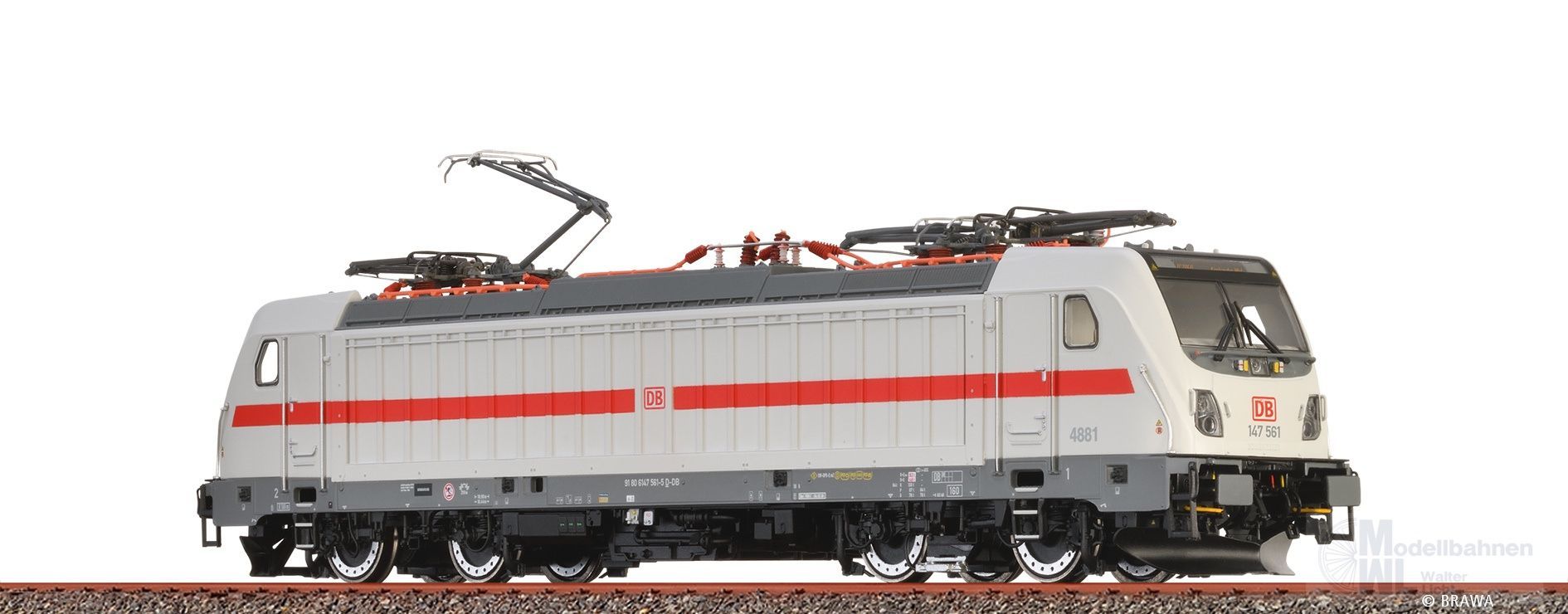 Brawa 43837 - E-Lok BR 147.561-5 DB Ep.VI H0/WS DIGITAL EXTRA