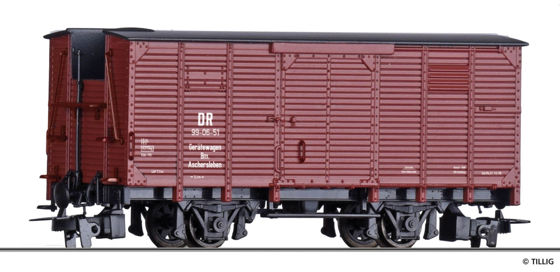 Tillig 15946 - Gerätewagen DR Ep.IV H0m Tillig 15946 - Gerätewagen DR Ep.IV H0m