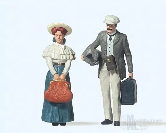 Preiser 45052 - Paar auf Reisen Spur G