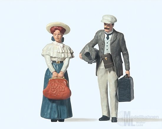 Preiser 45052 - Paar auf Reisen Spur G
