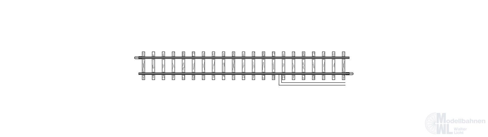 Bemo 4283000 - Anschlußgleis 162,3 mm H0m